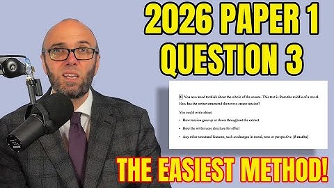 The Easiest Way to Analyse Structure in the New Paper 1 Question 3