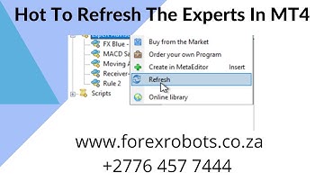 Refresh The Expert Advisor Folder: The Right Way (Without Losing Money)