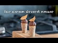 Ice cream cone dessert amuse