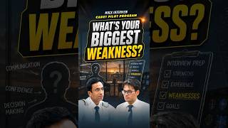 Cadet Pilot Interview: "What Is Your Biggest Weakness?
