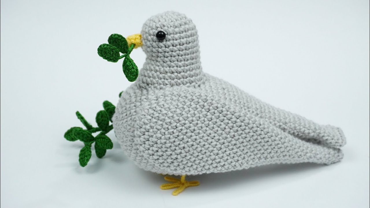 🕊️PALOMA REALIZADA CON GANCHILLO 🕊️