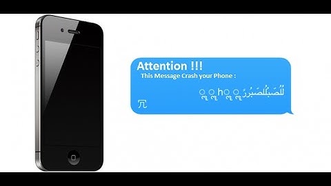 Attention! A Single Malicious Text Message Can Crash Any iPhone