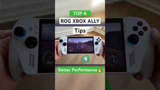 4 Rog Xbox Ally Tips You NEED to know 🫡💀🎮 #rogxboxally #pchandheld #rogally