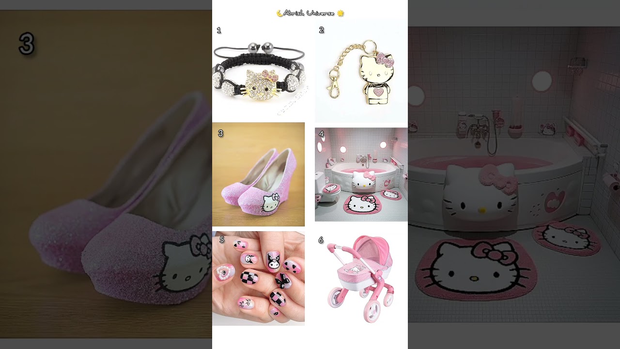 Pretty Sanrio Accessories... 💖🤍🖤 