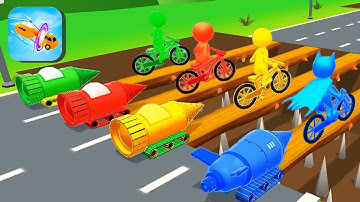 SHAPE SHIFTING🏃‍♂️🚗🚲🚦All Levels Gameplay Walkthrough Android,ios max XA8K