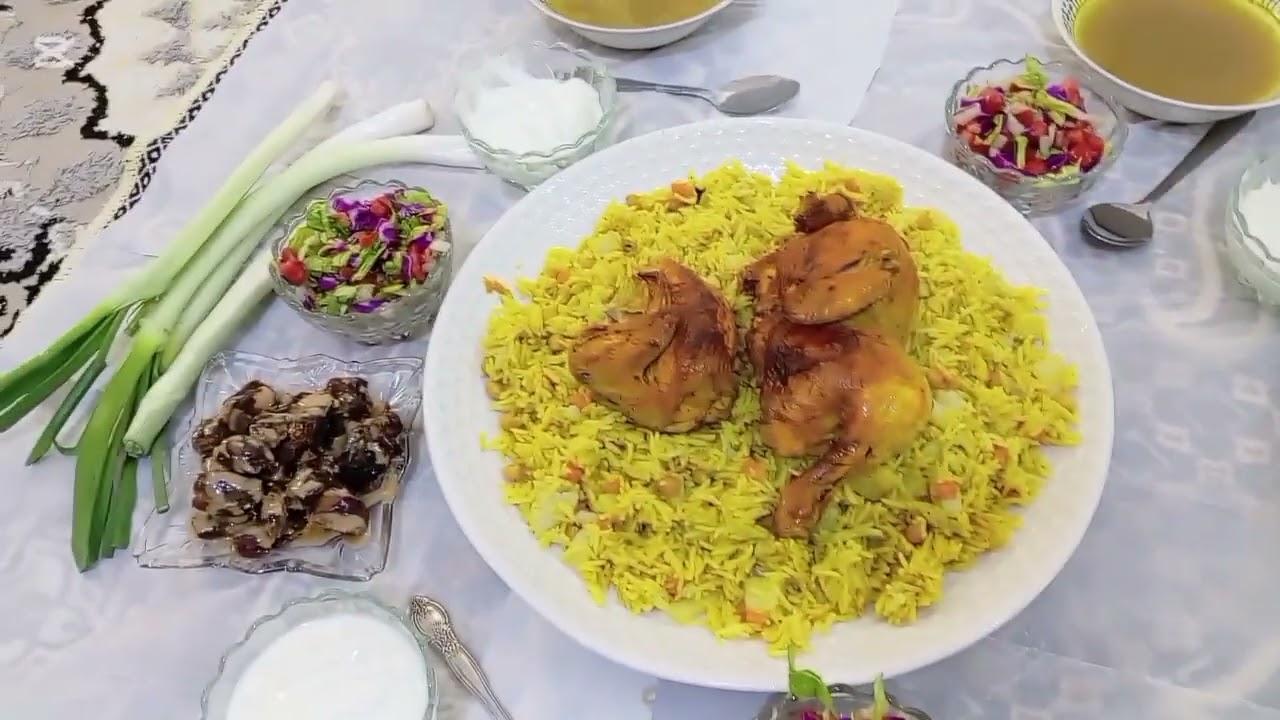 روتين يومي ☕سويت دجاج وبرياني🥘😊