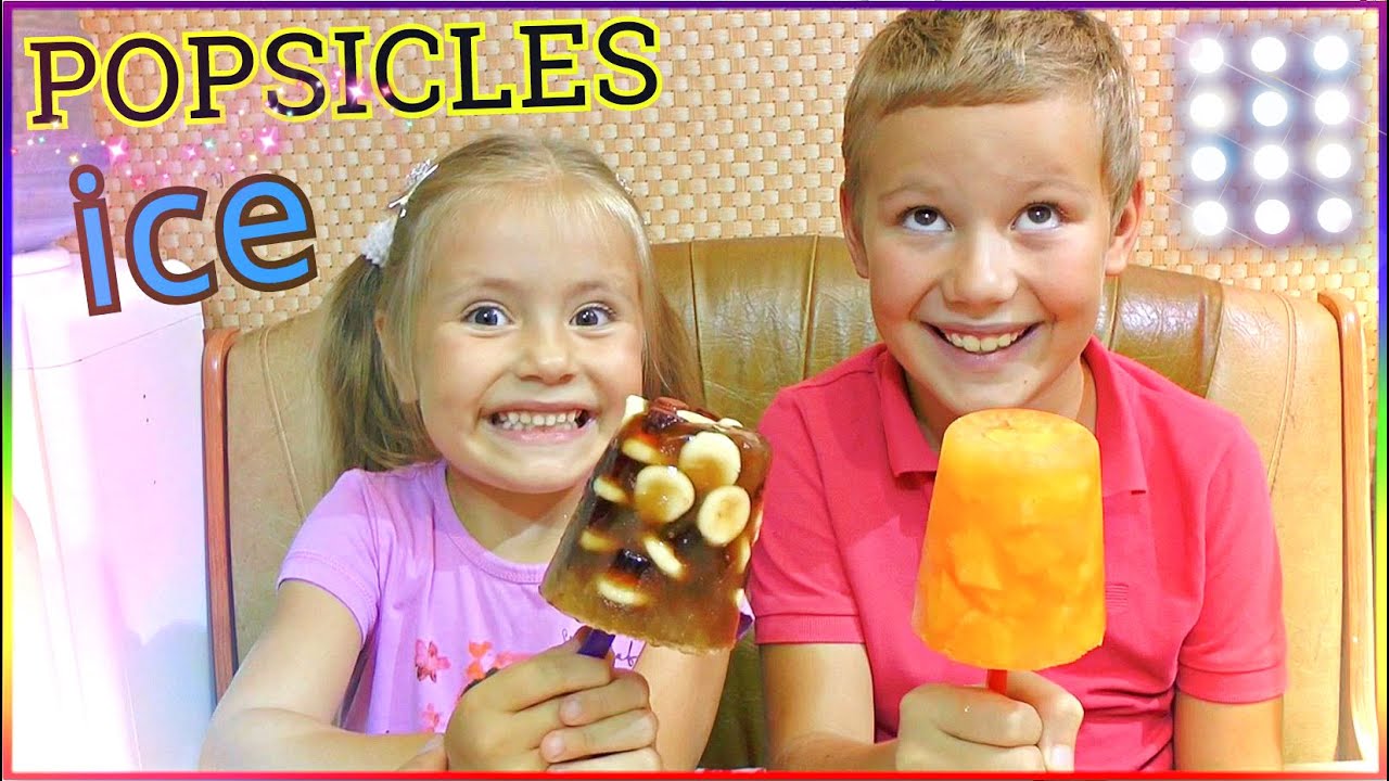 Что будет, если сделать мороженое из Coca Cola, Sprite, Fanta POPSICLES - ice lolly block pop