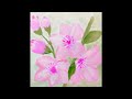 Acrylic painting tutorial  flowers painting fantastic artistry