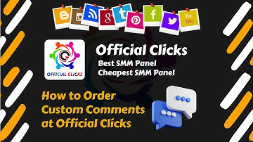 How to Order Custom Comments at Officialclicks.com?? | Official Clicks | Best & Cheapest SMM Panel