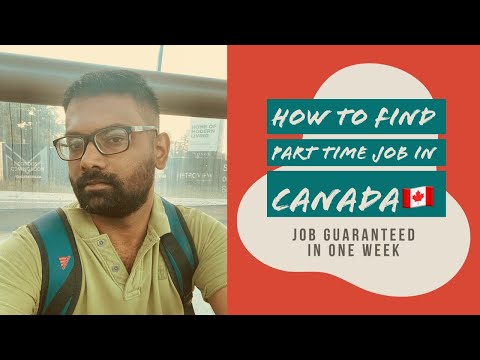 How to find a part time job in Canada. Job guaranteed in one [email protected] Canada