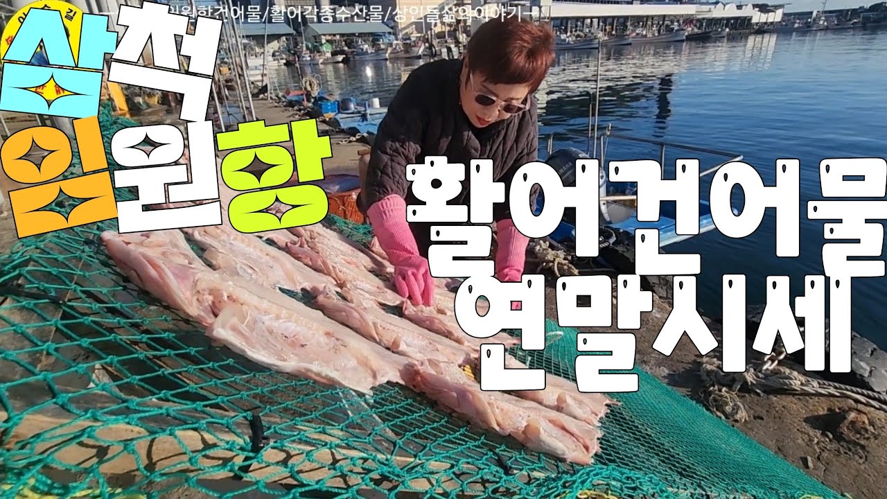 水産市場 임원항 수산시장 활어/건어물 연말시세, 상인들삶 견문록♡삶2458/Imwon port fish market, korea