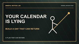 Your Calendar Is Lying: Build a Day That Can Survive Reality