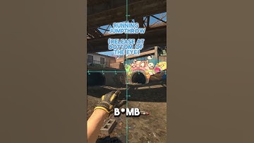 Overpass Heaven Smoke from Outside of Monster - CS2 Utility Guide #CS2 #CSGO