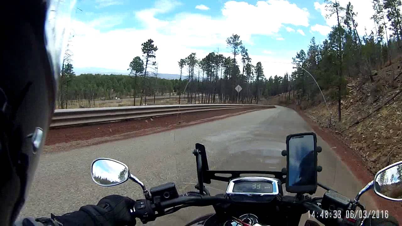 Road Conditions on New Mexico Highway 4 From Jemez to Los Alamos with