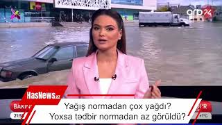 Yağış çox yağdı, yoxsa təbdir az görüldü? Dərs olmadı?