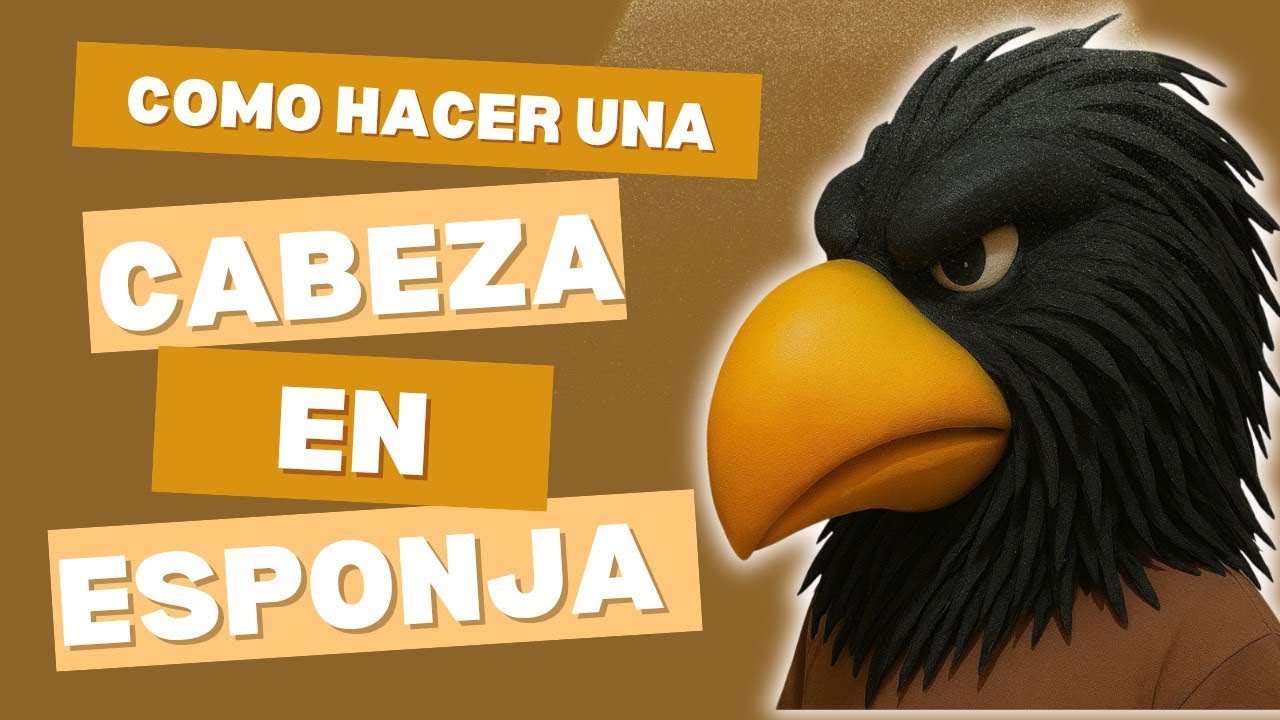 🎥 Primer paso para hacer cabezas en esponja: el cilindro básico