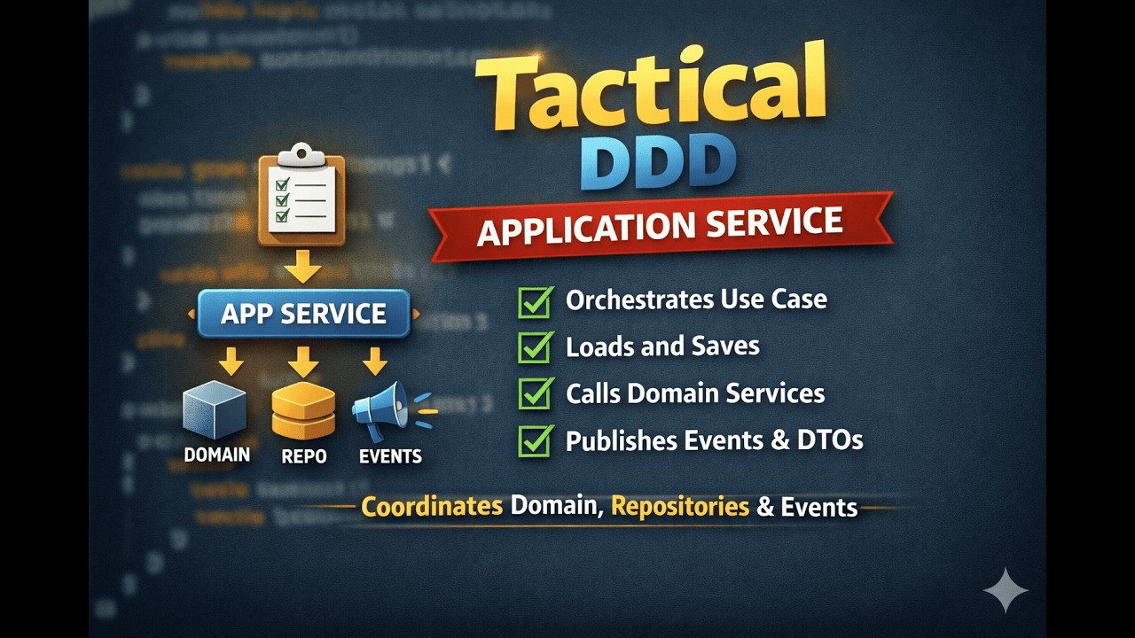 Application Service | DDD Application Pattern Example - YouTube