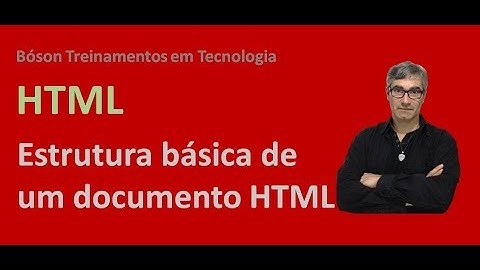 Estrutura básica de um Documento HTML