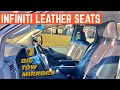 Putting INFINITI Leather Seats In My BASIC Nissan Titan *Luxury Towing Upgrades*