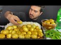 Asmr eating egg curry with ricegreen chilliextra gravy  real mukbangno talking