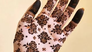 Floral henna || Floral mehndi design || front hand mehndi || Mehndi design || Sultana's mehndi