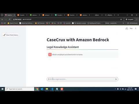 CaseCrux AWS Lambda Hackathon