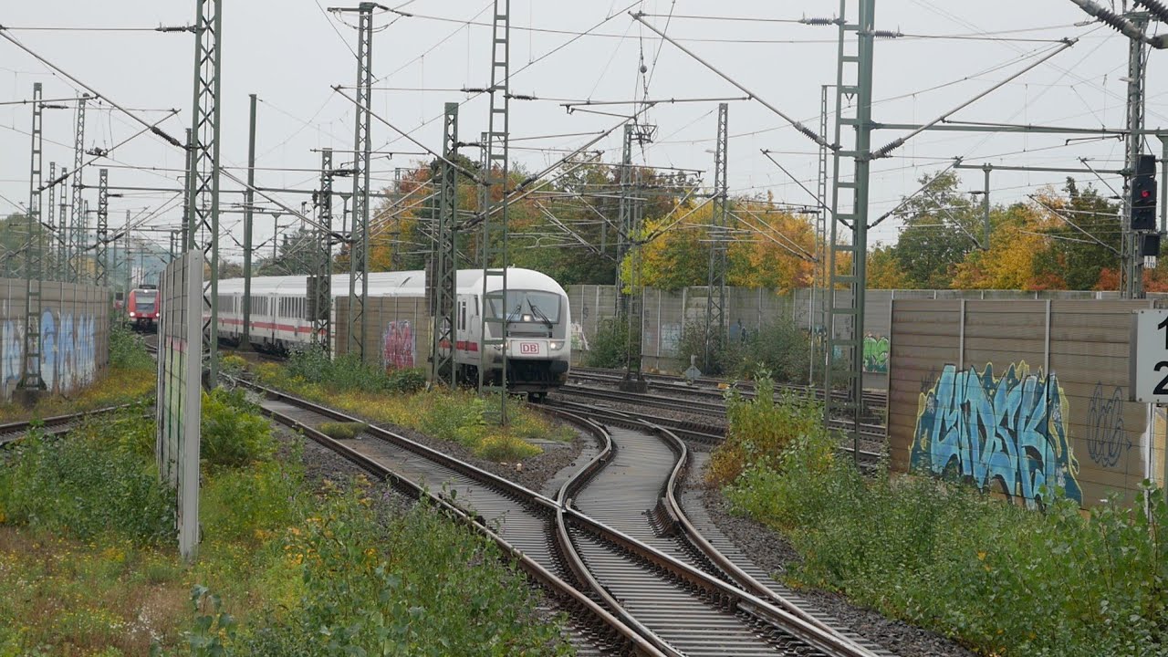 Eisenbahnverkehr in Troisdorf Mit Br 143 410 146 423 412 411 425 1440 193 403 420 442 185 101 401