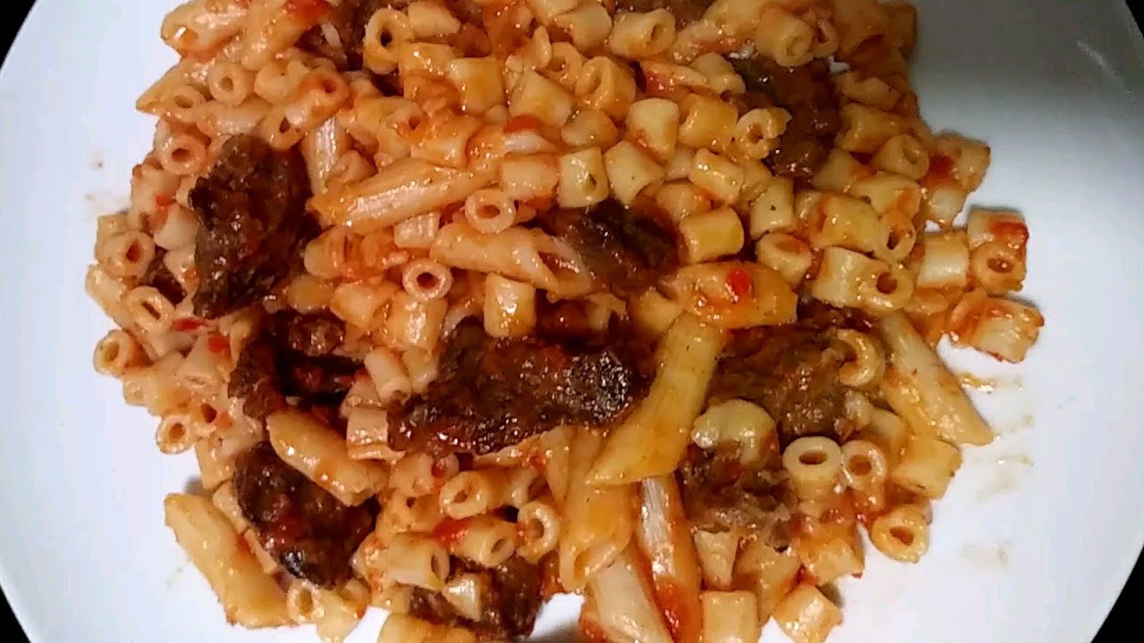 Beef And Pasta Recipe ItsAngy Style YouTube