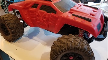 Traxxas X-Maxx dual ty bar mod quick how to and parts required video.