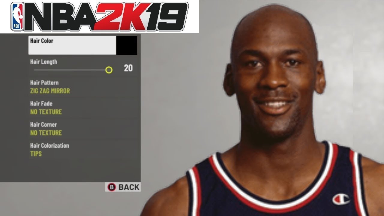 Michael Jordan NBA 2K19 Face Creation!
