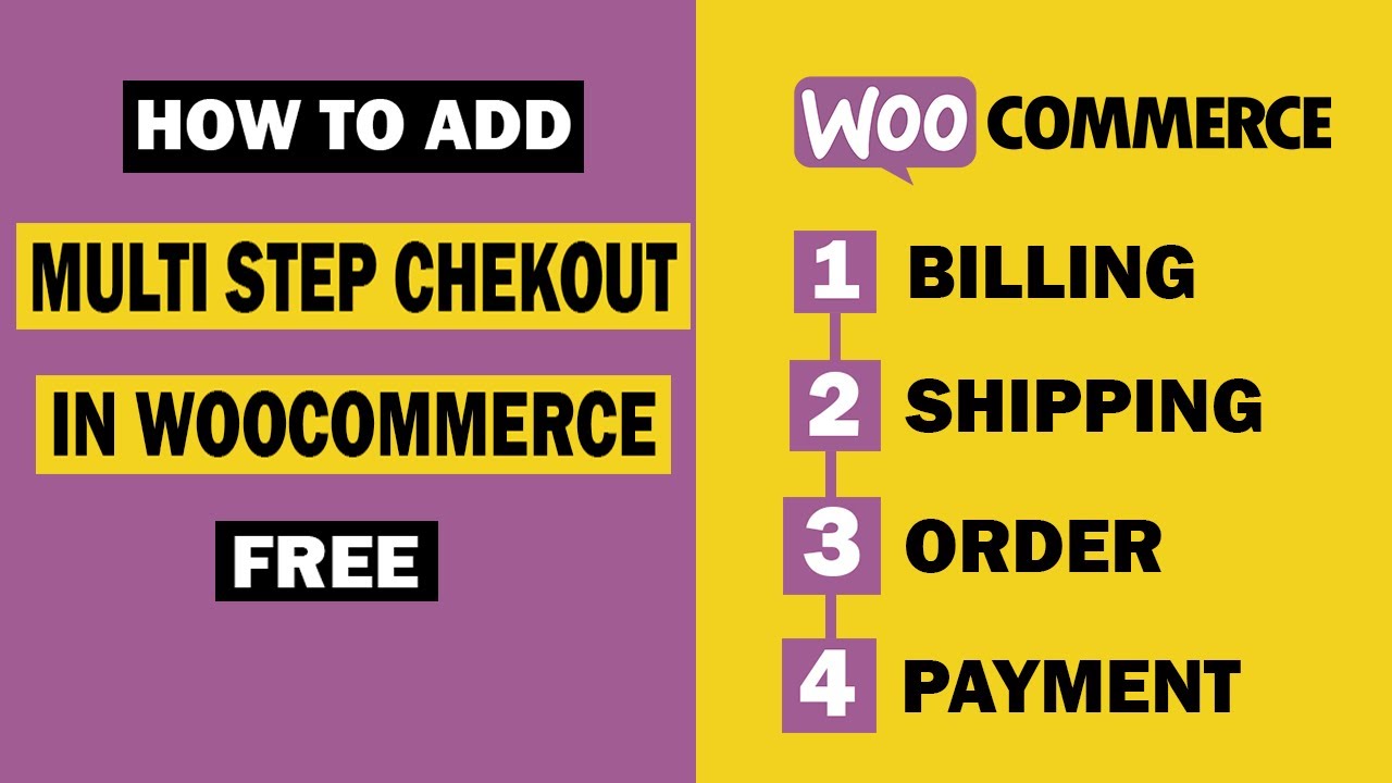 How to add multi step checkout in woocommerce | In HIndi #woocommerce # ...
