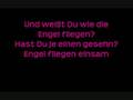 Christina Stürmer-Engel fliegen einsam ( lyrics)