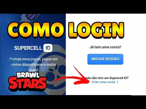 Como Fazer O Login Supercell Id No Brawl Stars Youtube - contas de brawl stars códigos