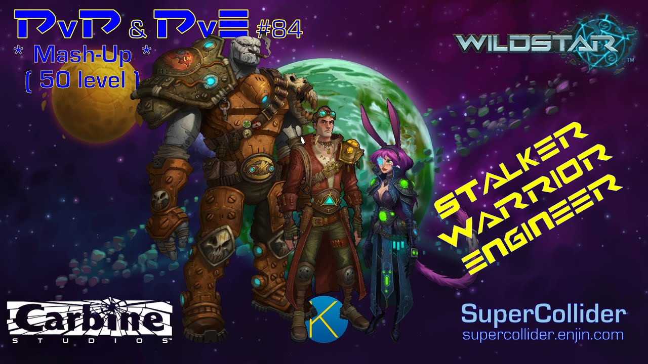 WildStar Engineer - Stalker - Warrior - PvE - PvP - Contracts - Mash-Up ...
