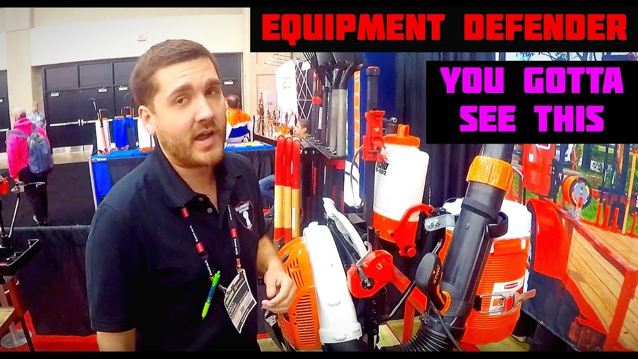 NEW Equipment Defender V2 Backpack Blower Rack!! GIE Expo 2018 YouTube