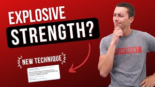 New Potentiation Technique to Build Explosive Strength