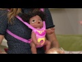 Baby Alive Baby Go Bye Bye Doll with Carrier By: Hasbro on QVC