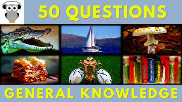 General Knowledge Quiz Trivia #143 | Crocodile Teeth, Sailing, Poisonous Mushroom, Lasagna, Rugby