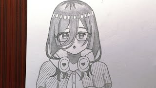 How to draw anime || easy anime drawing || how to draw cute anime easy step by step  screenshot 4