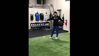 Med Ball Throw Sprint