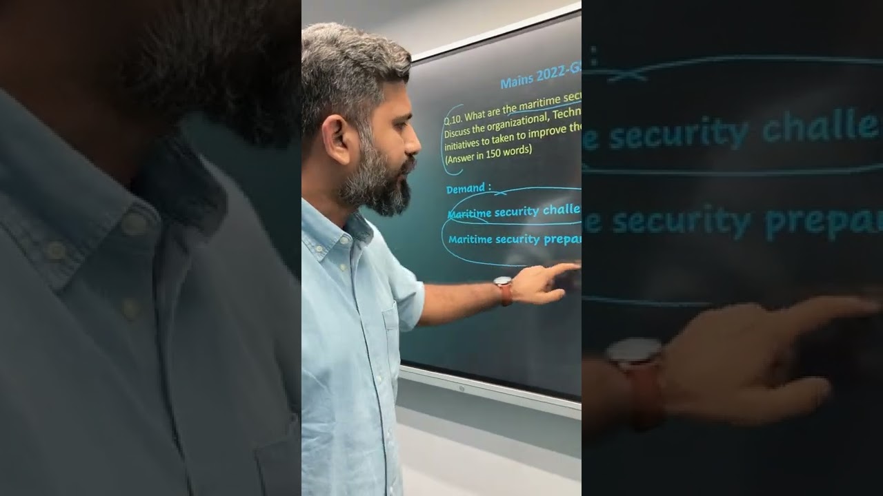 UPSC Mains GS PaperIII Security Video 3 Maritime Security