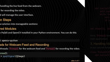 How to Record Webcam Video in a PyQt5 GUI Using OpenCV and QThread
