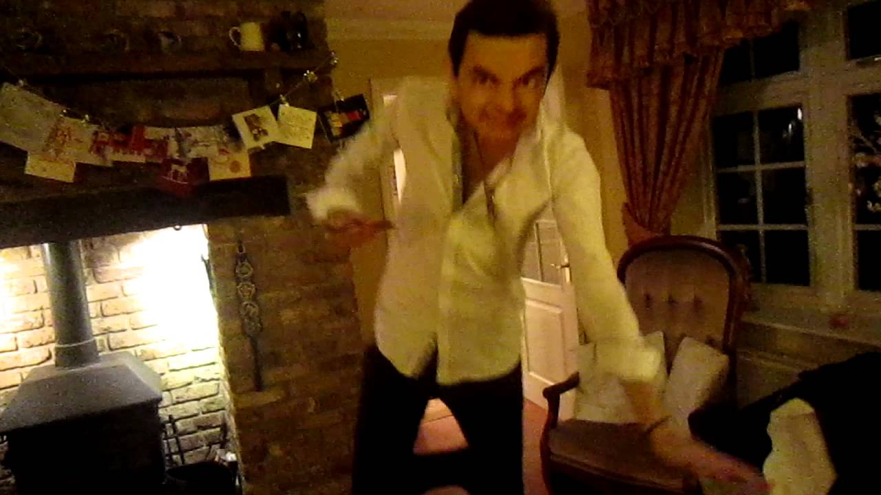 barny dancing as mr bean