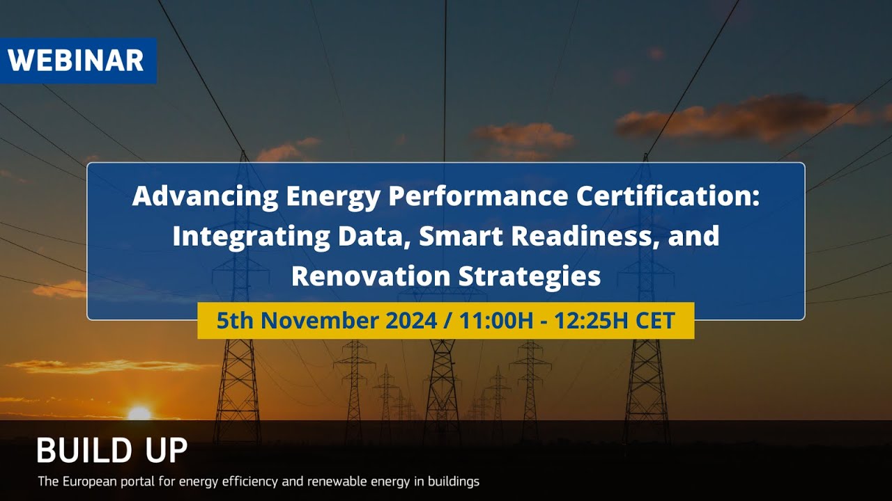 Webinar: Advancing Energy Performance Certification - YouTube