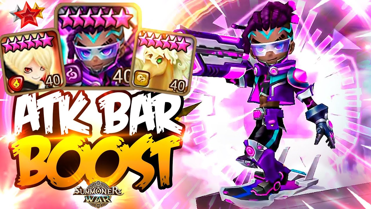 Crazy ATK BAR BOOST with Jackson - Summoners War