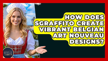 How Does Sgraffito Create Vibrant Belgian Art Nouveau Designs? - Exploring The Benelux