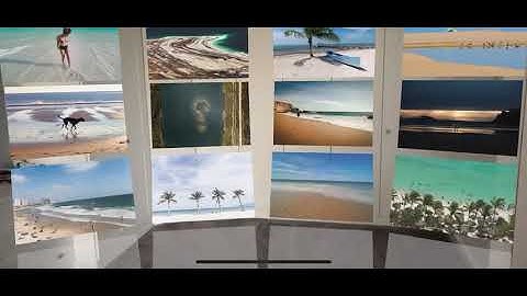3D Augmented Reality Photo Surround Gallery with Xamarin and Arkit - Beaches