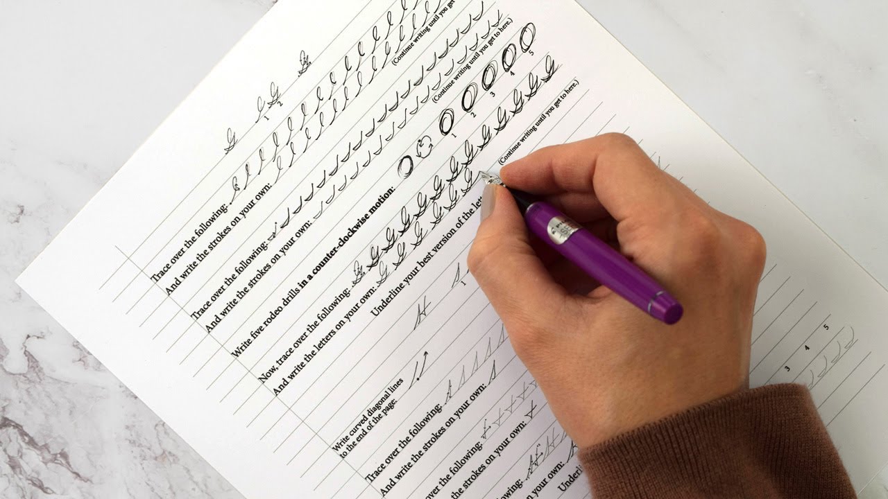 Tp Cursive About TPK's Elegant Cursive Handwriting Worksheet - YouTube