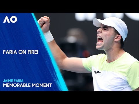 Jaime Faria ON FIRE Vs Djokovic Australian Open 2025 