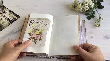 Junk journal flip through | altered book flip though